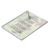 Dented Halo Brain Operation Survivor Poem Notebook Notizblock (Linke Seite)