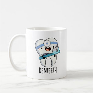 Denteeth Funny Teeth Pun Kaffeetasse