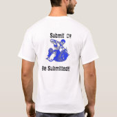 Denten Brasilianer Jiu Jitsu - japanische Front T-Shirt (Rückseite)