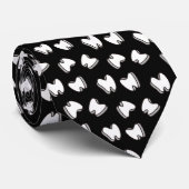 Dentin-Niedliches 3D-Zahnmuster-Dental Krawatte (Gerollt)