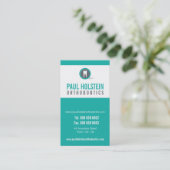 DENTIST APPOINTMENT Modern zahnzahnzahnärztliche L Terminkarte (Stehend Vorderseite)