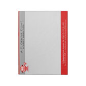 Dentist Big Mouth Große Dental Notepad Notizblock (Rotiert)