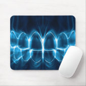 Dentist Blue Glowing Teeth Smile Mousepad (Mit Mouse)