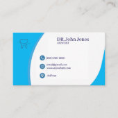Dentist Business Cards, 45 Pack, 100 Visitenkarte (Vorderseite)