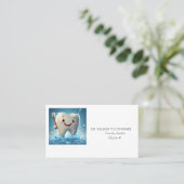 " DENTIST BUSINESS CARDS " VISITENKARTE (Stehend Vorderseite)