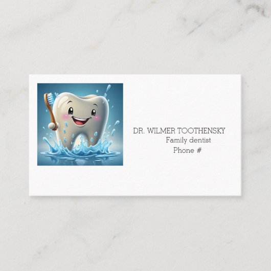 " DENTIST BUSINESS CARDS " VISITENKARTE (Vorderseite)