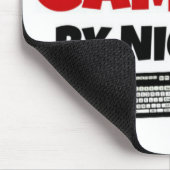 Dentist by Day Gamer by Night Mousepad (Ecke)