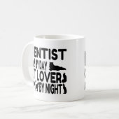 Dentist Cat Lover Kaffeetasse (Vorderseite Links)