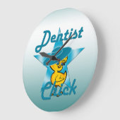 Dentist Chick #7 Große Wanduhr (Winkel)