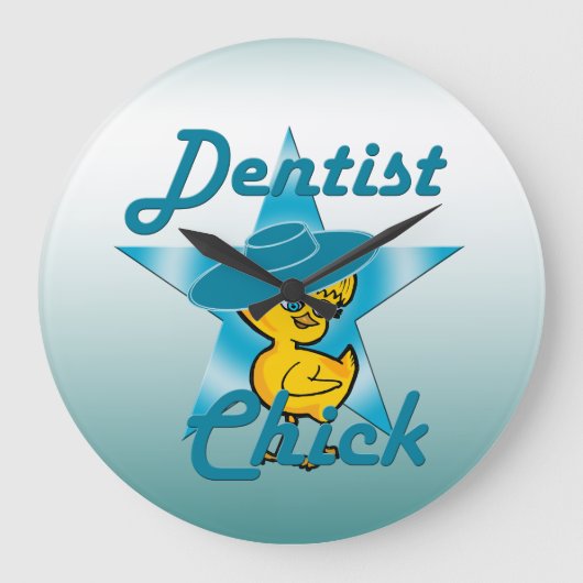 Dentist Chick #7 Große Wanduhr (Vorderseite)