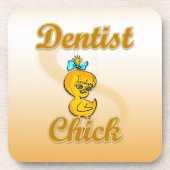 Dentist Chick Getränkeuntersetzer (Vorderseite)