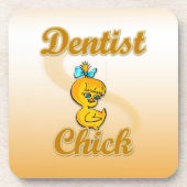 Dentist Chick Getränkeuntersetzer (Vorderseite)