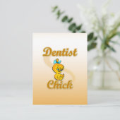 Dentist Chick Postkarte (Stehend Vorderseite)