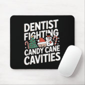 Dentist Christmas Cavities Dental Mousepad (Mit Mouse)