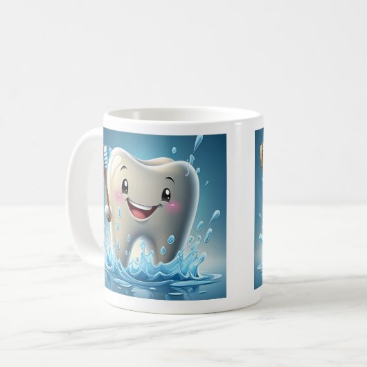 " DENTIST COFFEE TASSE " (Vorderseite Links)