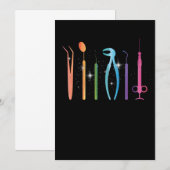 Dentist Dental Dentistry Tooth Teeth Doctor Gift Einladung (Vorne/Hinten)