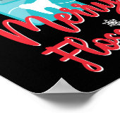 Dentist Dental Merry Flossmas Weihnachtsbrand Poster (Ecke)