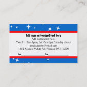 Dentist.Dental.Office.Custom Text. Verabredung Terminkarte (Rückseite)