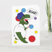 Dentist Dental School Abschluss Dinosaur Funny Karte (Vorderseite)