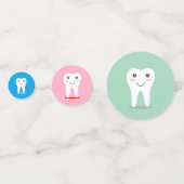 Dentist Dental Teeth Confetti Konfetti (Vorderseiten)
