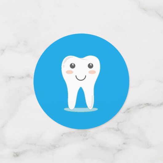 Dentist Dental Teeth Confetti Konfetti (Klein Vorderseite)