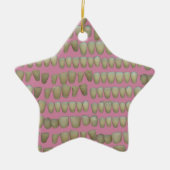 DENTIST DENTISTRY ORTHODONTICS ROTTEN TEETH MOUTH KERAMIK ORNAMENT (Vorne)