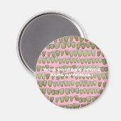 DENTIST DENTISTRY ORTHODONTICS ROTTEN TEETH MOUTH MAGNET (Vorderseite/Rückseite)