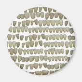 DENTIST DENTISTRY ORTHODONTICS ROTTEN TEETH MOUTH MAGNET (Vorne)