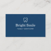 Dentist Dentistry Tooth Logo Visitenkarte (Vorderseite)