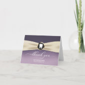 Dentist Elegant Lila Ombre Dental Vielen Dank Dankeskarte (Vorderseite)