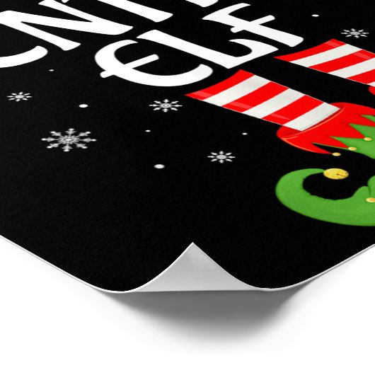 Dentist Elf Xmas Familie Matching Elf Squad Christ Poster (Ecke)