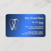 Dentist Elite Dental Visitenkarte (Rückseite)