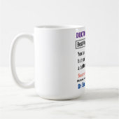 Dentist Funny Search Gift Mug Kaffeetasse (Links)