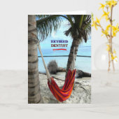 Dentist, Hängematte unter den Palmen Karte (Gelbe Blume)