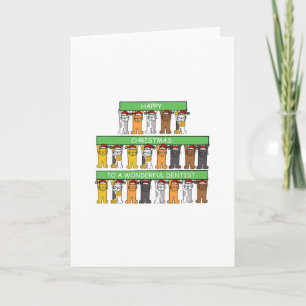 Dentist Happy Christmas Feiertagskarte