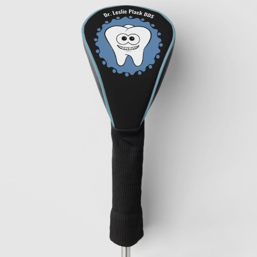 Dentist Happy Tooth Golf Headcover (Vorderseite)