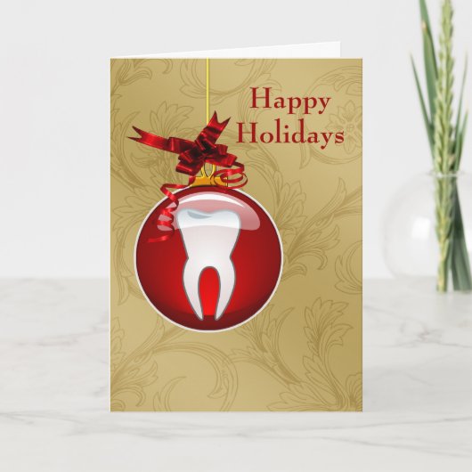 Dentist Holiday Cards Feiertagskarte (Vorderseite)