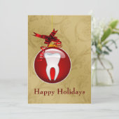 Dentist Holiday Cards Feiertagskarte (Stehend Vorderseite)