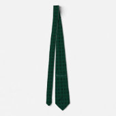 Dentist Hunter Green Tooth Dot Pattern Neck Tie Krawatte (Rückseite)