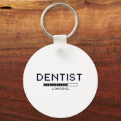 Dentist Loading Glitch Pixel Humor Schlüsselanhänger (Vorderseite)