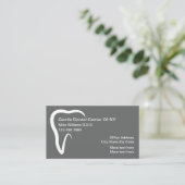 Dentist Office Appointment Business Card Template Visitenkarte (Stehend Vorderseite)