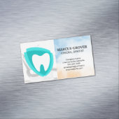 Dentist Office | Dental Health Logo Magnetische Visitenkarte (Beispiel)