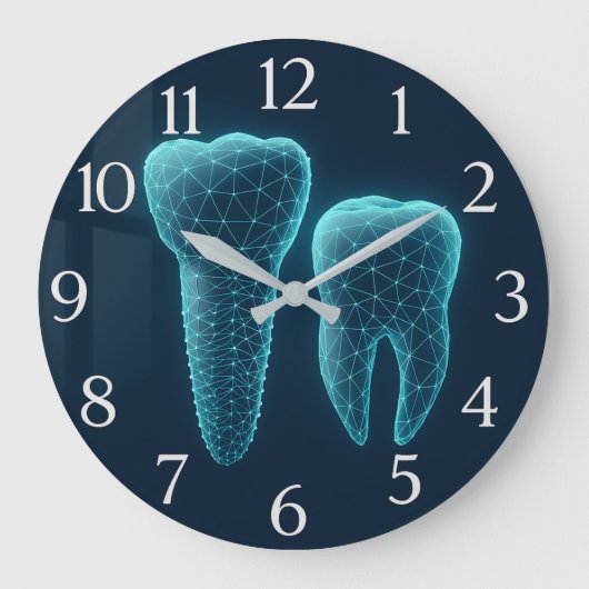 Dentist office große wanduhr (Vorderseite)