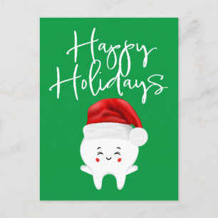 DENTIST ORTHODONTIST   Happy Holidays Holiday Post Postkarte
