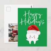 DENTIST ORTHODONTIST | Happy Holidays Holiday Post Postkarte (Vorne/Hinten)