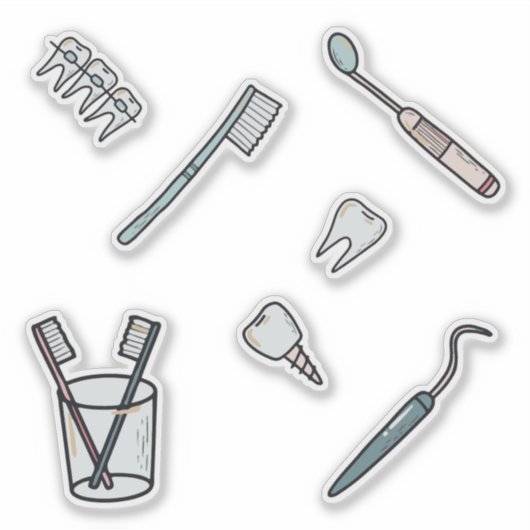 Dentist Pack Aufkleber (Vorderseite)