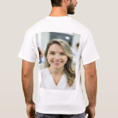 Dentist Photo Customize Personalize T-Shirt (Rückseite)