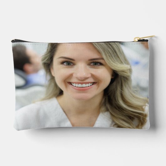 Dentist Photo Customize Personalize Zubehörtasche (Rückseite)