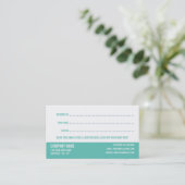 Dentist Referral Business Referral Business Card. (Stehend Vorderseite)