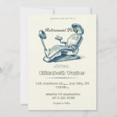 Dentist retirement invitation -Thank You Dentist Einladung (Vorderseite)